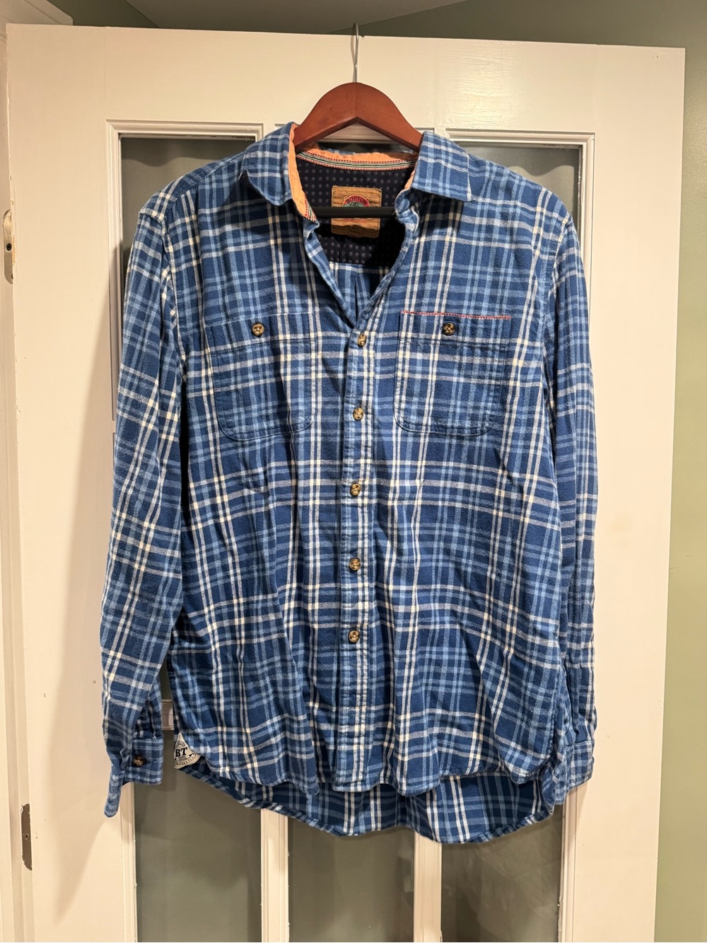 Boston Traders Blue Plaid Shirt
